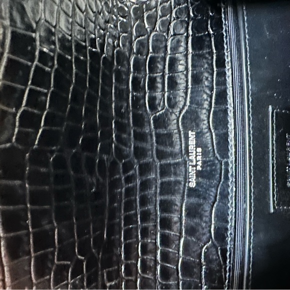 SOLD - Saint Laurent Embossed Tassel Kate Monogram Bag - Picture 5 of 5